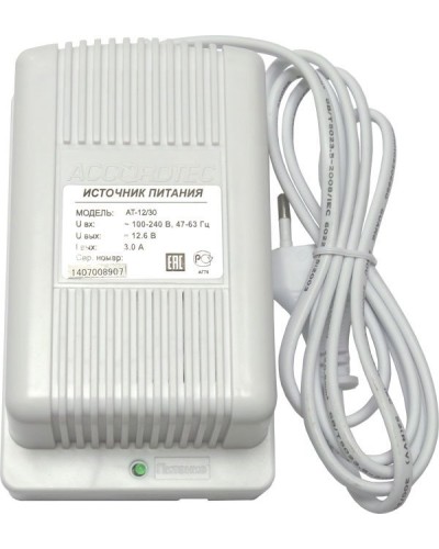 AT-12/30 (белый). Источник стабилизированного питания. AccordTec в Нефтекамске