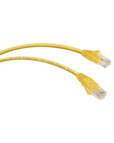 PC-UTP-RJ45-Cat.5e-2m-YL-LSZH (9499c), желтый. Патч-корд медный. CABEUS в Нефтекамске