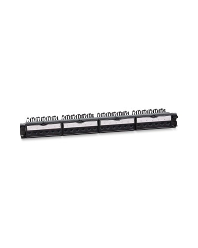 PL-24-KJ-RJ45-Cat.6-180T (11831c): Патч-панель 19" (1U), 24 порта RJ-45, категория 6, с задним кабельным организатором в Нефтекамске