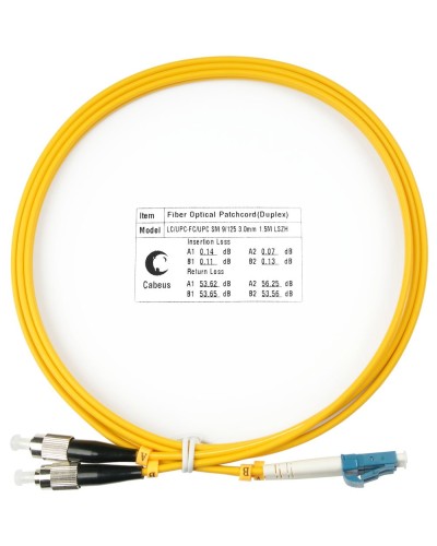 FOP(d)-9-LC-FC-7m (8328c). Патч-корд оптический. CABEUS в Нефтекамске