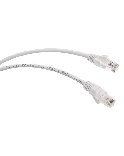 PC-UTP-RJ45-Cat.6-3m (7269c), серый. Патч-корд медный. CABEUS в Нефтекамске