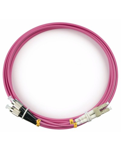 FOP-50-OM4-LC-FC-7m (9155c). Патч-корд оптический. CABEUS в Нефтекамске