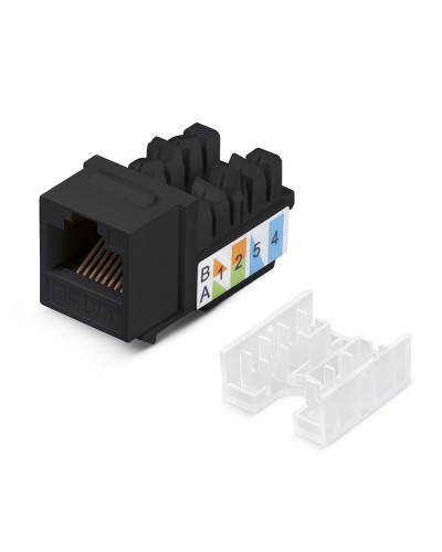 KJ-RJ45-Cat.5e-90-SW-BK (10101c): Вставка Keystone Jack RJ-47 в Нефтекамске