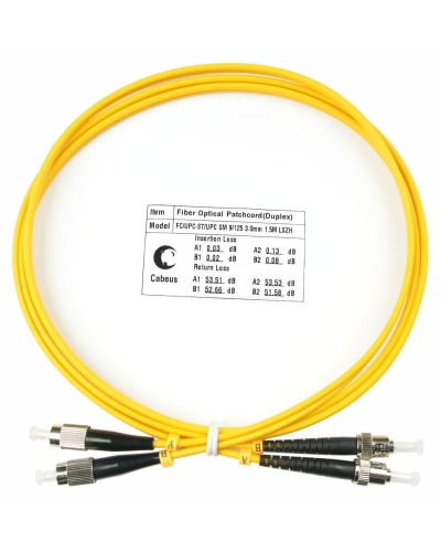 FOP(d)-9-FC-ST-1m (7499c). Патч-корд оптический. CABEUS в Нефтекамске