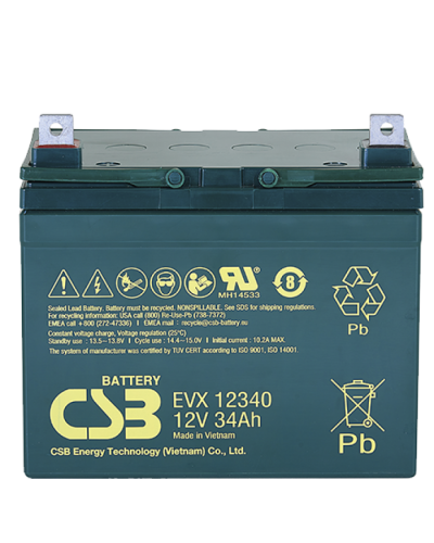 CSB EVX 12340. Аккумулятор герметичный свинцово-кислотный. CSB в Нефтекамске
