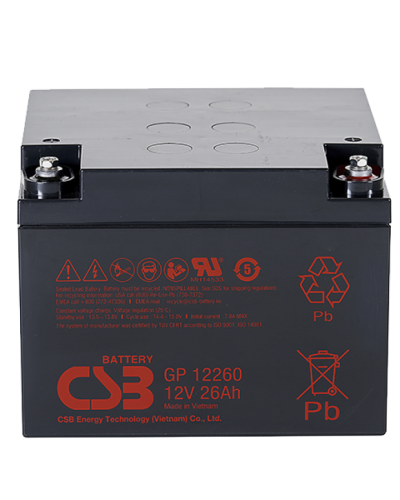 CSB GP 12260. Аккумулятор герметичный свинцово-кислотный. CSB в Нефтекамске