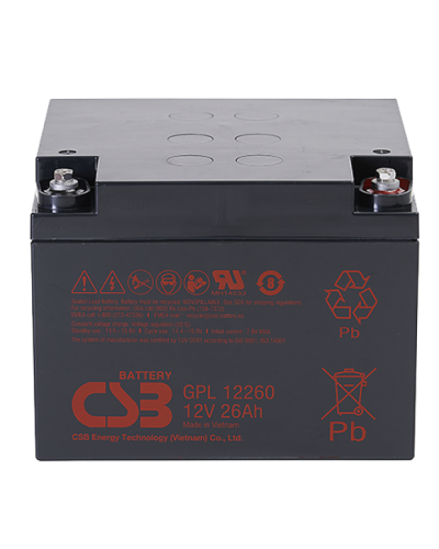 CSB GPL 12260. Аккумулятор герметичный свинцово-кислотный. CSB в Нефтекамске
