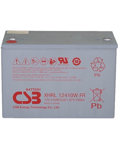 CSB XHRL 12410W FR. Аккумулятор герметичный свинцово-кислотный. CSB в Нефтекамске