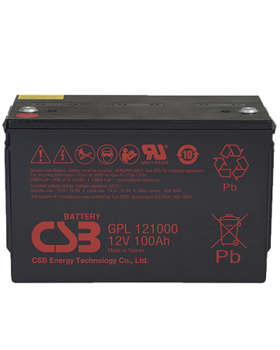 CSB GPL 121000. Аккумулятор герметичный свинцово-кислотный. CSB в Нефтекамске