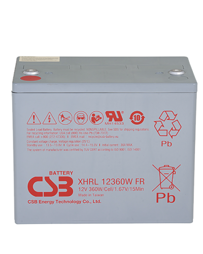 CSB XHRL 12360W FR. Аккумулятор герметичный свинцово-кислотный. CSB в Нефтекамске