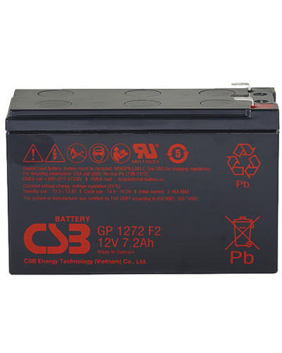 CSB GP 1272. Аккумулятор герметичный свинцово-кислотный. CSB в Нефтекамске