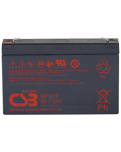 CSB GP 672. Аккумулятор герметичный свинцово-кислотный. CSB в Нефтекамске