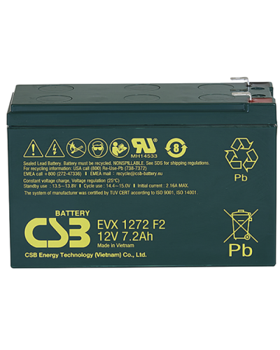 CSB EVX 1272. Аккумулятор герметичный свинцово-кислотный. CSB в Нефтекамске