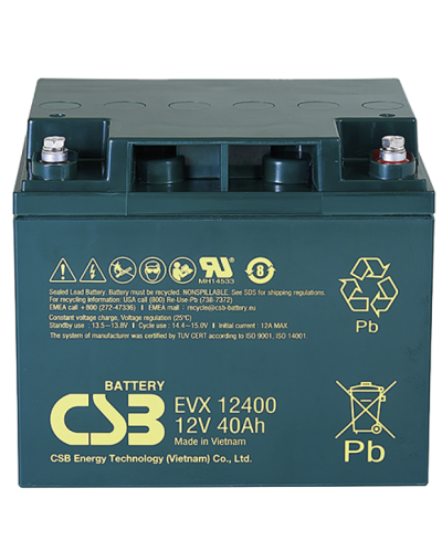 CSB EVX 12400. Аккумулятор герметичный свинцово-кислотный. CSB в Нефтекамске