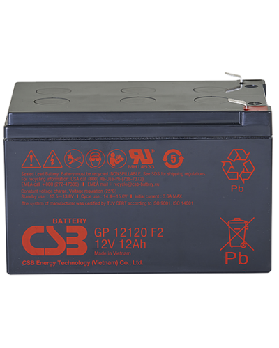 CSB GP 12120. Аккумулятор герметичный свинцово-кислотный. CSB в Нефтекамске