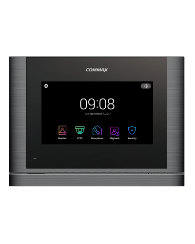 CDV-704MF (темное серебро) Black Smog. Монитор видеодомофона цветной. Commax в Нефтекамске