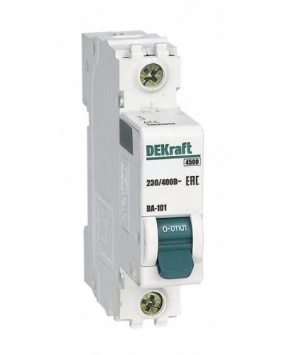 ВА-101 1P 25А 4,5кА (11056DEK). Автоматический выключатель. DEKraft в Нефтекамске