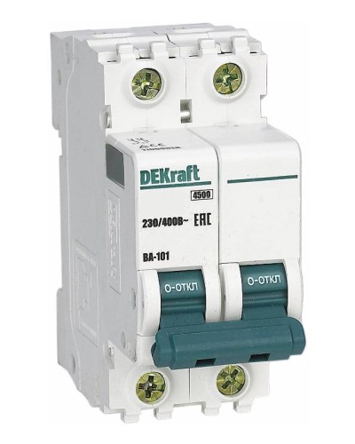 ВА-101 2P 16А 4,5кА (11066DEK). Автоматический выключатель. DEKraft в Нефтекамске