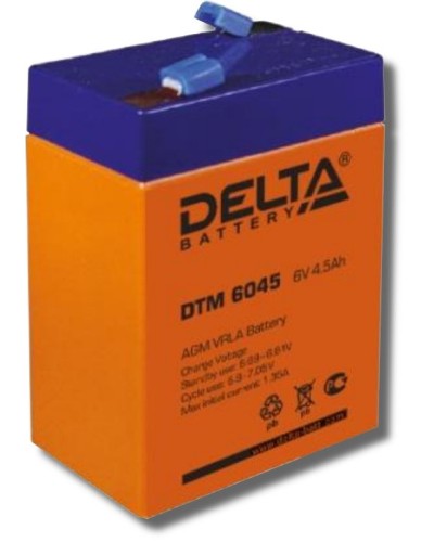 Delta DTM 6045. Аккумулятор герметичный свинцово-кислотный. Delta в Нефтекамске
