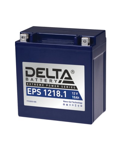 Delta EPS 1218.1. Аккумулятор герметичный свинцово-кислотный стартерный. Delta в Нефтекамске