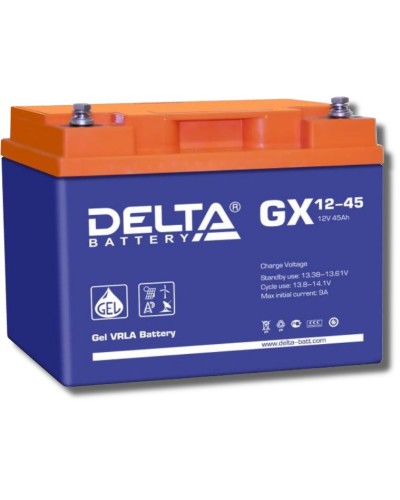 Delta GX 12-45. Аккумулятор герметичный свинцово-кислотный. Delta в Нефтекамске