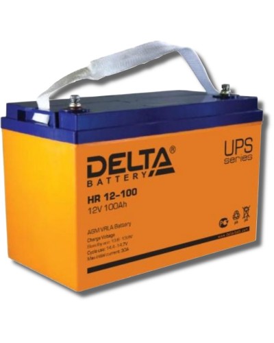 Delta HR 12-100. Аккумулятор герметичный свинцово-кислотный. Delta в Нефтекамске