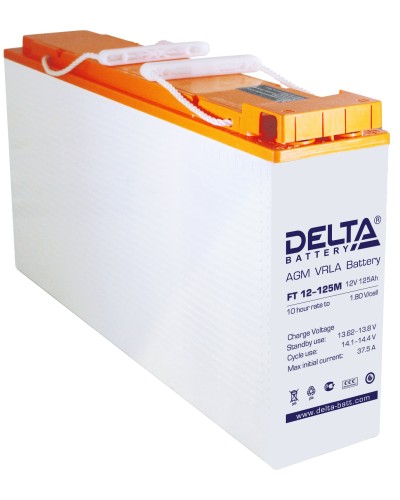 Delta FT 12-125 M. Аккумулятор герметичный свинцово-кислотный. Delta в Нефтекамске