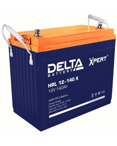 Delta HRL 12-140 X. Аккумулятор герметичный свинцово-кислотный. Delta в Нефтекамске