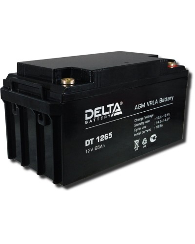 Delta DT 1265. Аккумулятор герметичный свинцово-кислотный. Delta в Нефтекамске