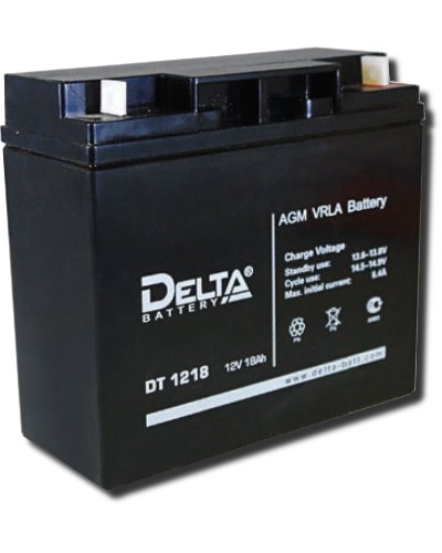 Delta DT 1218. Аккумулятор герметичный свинцово-кислотный. Delta в Нефтекамске