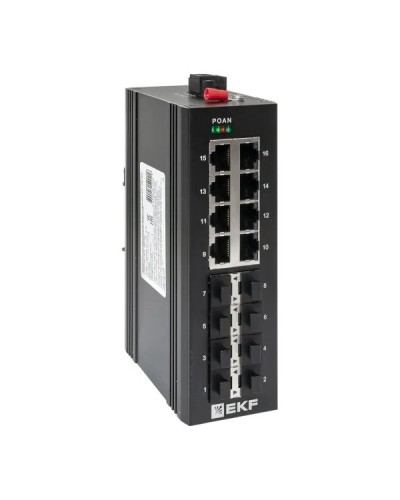 TSX-U-8GX/SFP-8GT. Промышленный неуправляемый коммутатор. EKF в Нефтекамске