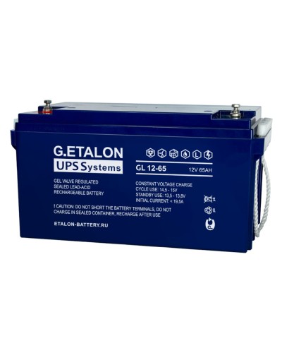 G.ETALON GL 12-65. Аккумулятор герметичный свинцово-кислотный. ETALON в Нефтекамске