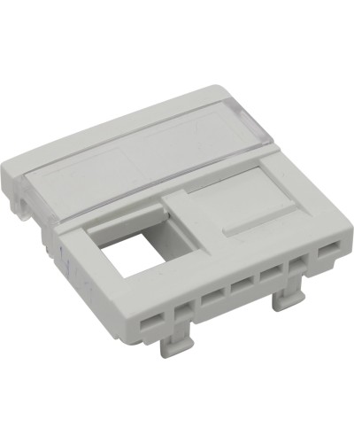 Вставка для 2-х модулей под RJ-45 кат.5e UTP, белая (45971 SBR): Вставка для 2-х модулей в Нефтекамске