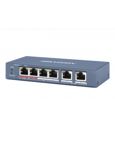 DS-3E0106HP-E. Коммутатор с питанием POE. Hikvision в Нефтекамске