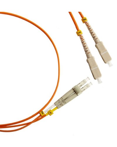 FC-D2-50-LC/PR-SC/PR-H-2M-LSZH-OR. Патч-корд волоконно-оптический LC-SC. Hyperline в Нефтекамске