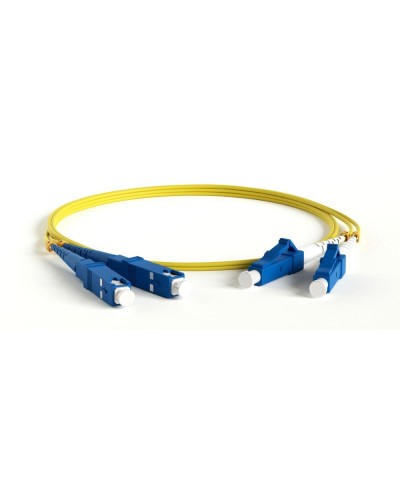FC-D2-9-LC/UR-SC/UR-H-10M-LSZH-YL. Патч-корд волоконно-оптический одномодовый. Hyperline в Нефтекамске