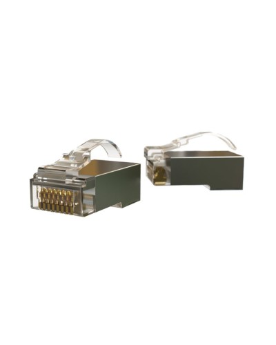 PLEZ-8P8C-UA-C6-SH-100 (100 шт). Разъем RJ-45. Hyperline в Нефтекамске