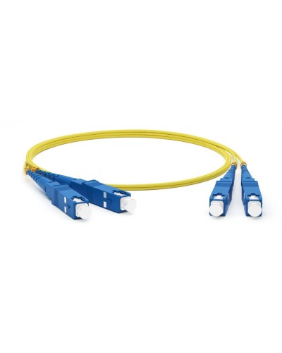 FC-D2-9-SC/UR-SC/UR-H-5M-LSZH-YL. Патч-корд волоконно-оптический одномодовый. Hyperline в Нефтекамске