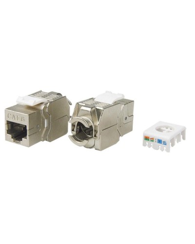 KJ8-8P8C-C6-180-TLS-SH-F-WH. Вставка Keystone Jack RJ-45. Hyperline в Нефтекамске