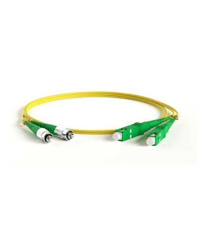 FC-D2-9-FC/AR-SC/AR-H-1M-LSZH-YL. Патч-корд волоконно-оптический SC-FC. Hyperline в Нефтекамске