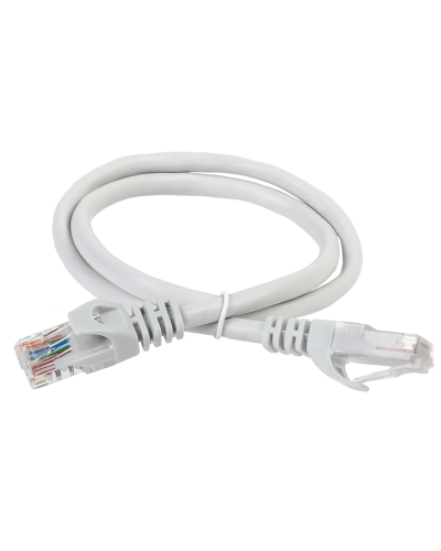 GENERICA Патч-корд кат.5E UTP 10м серый (PC01-C5EU-10M-G). Патч-корд медный. IEK в Нефтекамске