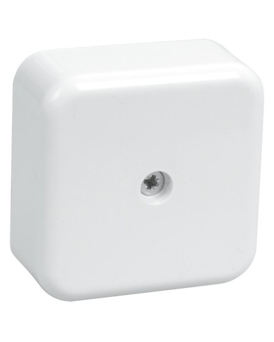 Коробка распаячная КМ41206-01 50х50х20 открытой проводки (4 клеммы 3 мм²) белая (UKO10-050-050-020-K01). Коробка распаячная безгалогенная (HF). IEK в Нефтекамске