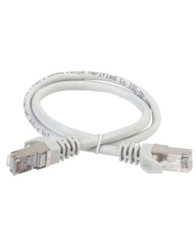GENERICA Патч-корд кат.5E FTP 1м серый (PC01-C5EF-1M-G). Патч-корд медный. IEK в Нефтекамске