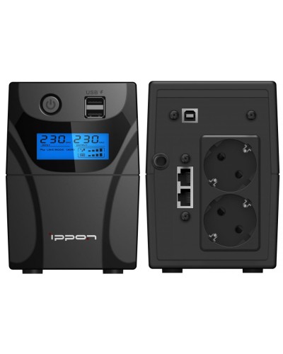 Ippon Back Power Pro II 850 Euro (1005575). Источник бесперебойного питания. Ippon в Нефтекамске