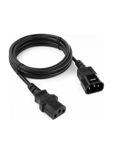 NTSS-PC13142 C13-С14 проводник.:3х0.75мм2 1.8м 220/250В 10А черный. Кабель питания. NTSS в Нефтекамске