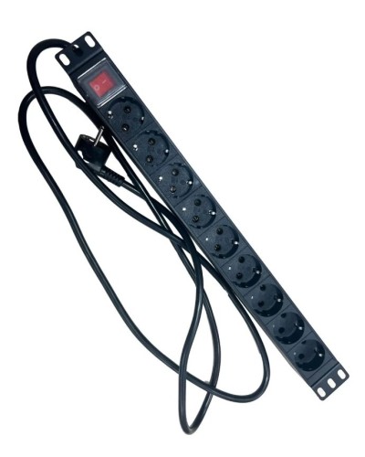 NTSS-PDU-DA2036 гор.размещ. 9xSchuko базовые 16A Schuko 2м. Блок розеток 19. NTSS в Нефтекамске