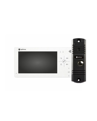 VM-7.0 (w)+ DS-700L (черный). Комплект видеодомофона. Optimus в Нефтекамске