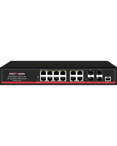 PND-M8GP-4G4F(150). Коммутатор управляемый оптический 12 портовый. Polyvision в Нефтекамске