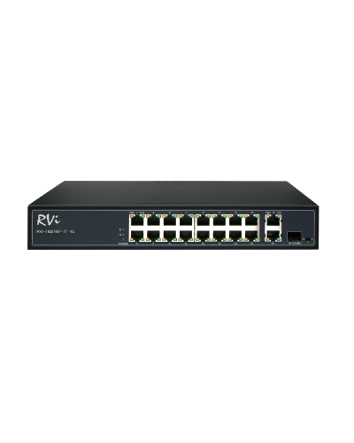 RVi-1NS16F-1T-1C. Коммутатор с питанием по PoE. RVi в Нефтекамске