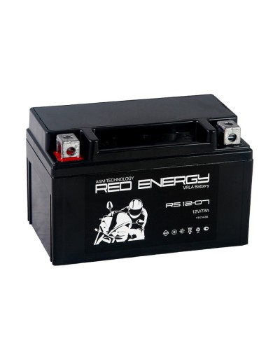 Red Energy RS 1207. Аккумулятор герметичный свинцово-кислотный стартерный. Red Energy в Нефтекамске